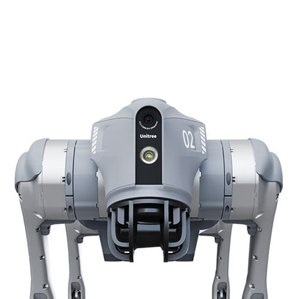 Unitree Go2 Edu - vue dessus architecture ouverte