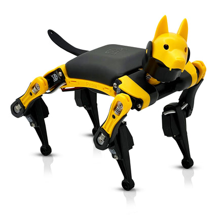 Robot quadrupède éducatif Petoi Bittle X noir et jaune