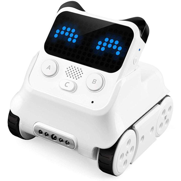 Makeblock Codey Rocky, robot éducatif programmable, vue de face sur fond blanc