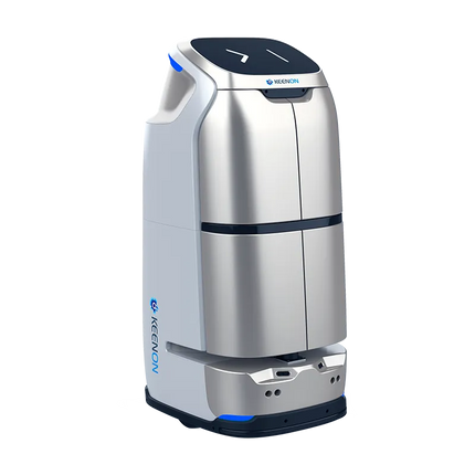 KEENON BUTLERBOT W3 vue de face avec cabines fermées
