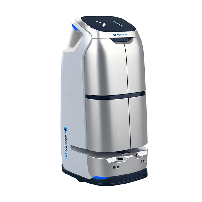 KEENON BUTLERBOT W3 vue de face avec cabines fermées