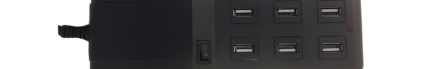 Chargeur USB multiport fourni avec la mallette de transport Thymio