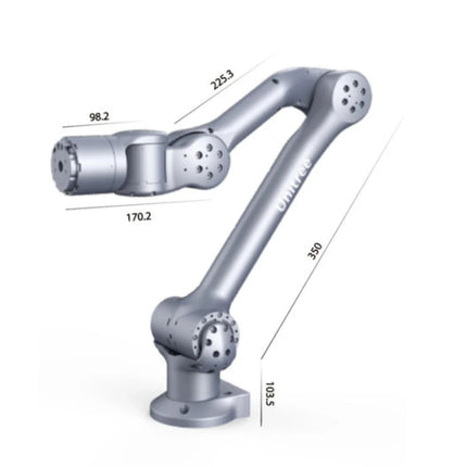Bras robotique Unitree Z1 Air vue laterale