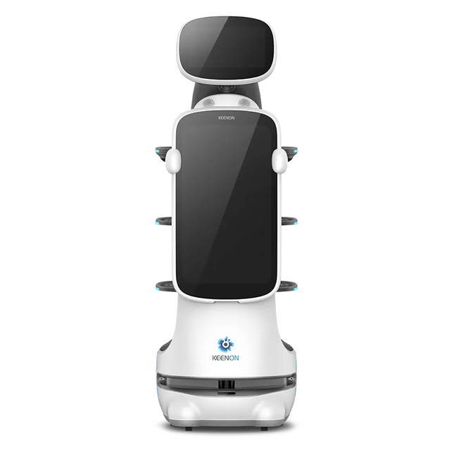 Robot de service KEENON DINERBOT T10 vue de face