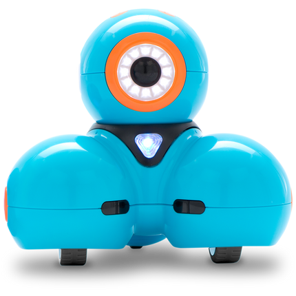 Robot éducatif Dash de Wonder Workshop vu de face