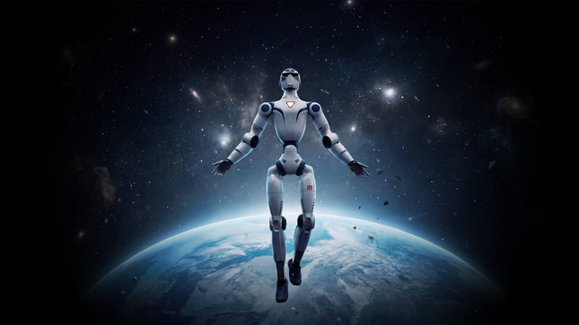 Robot humanoïde Unitree R1 debout